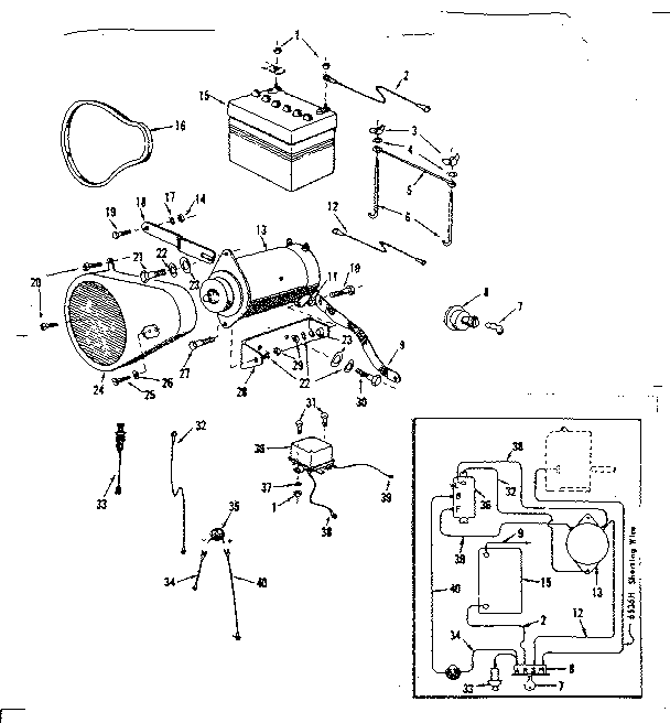 Craftsman 91725510A electrical system diagram