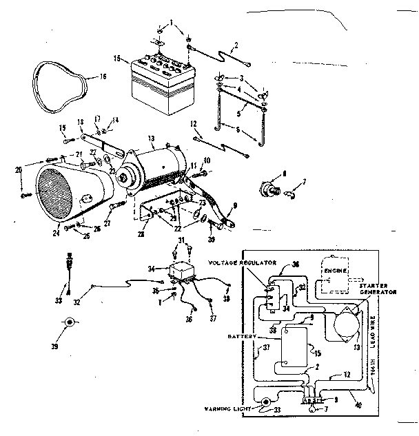 Craftsman 91725550 electrical system diagram