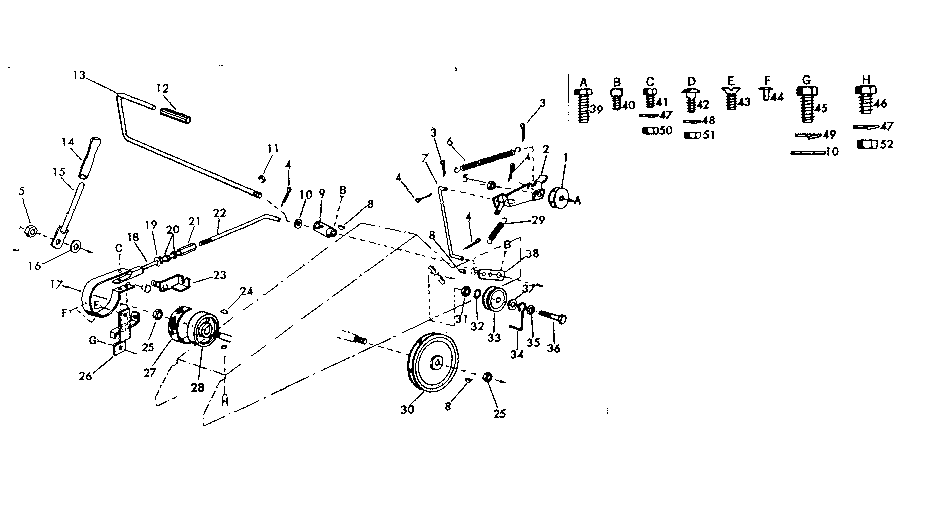 Craftsman 91725620 lift assembly diagram