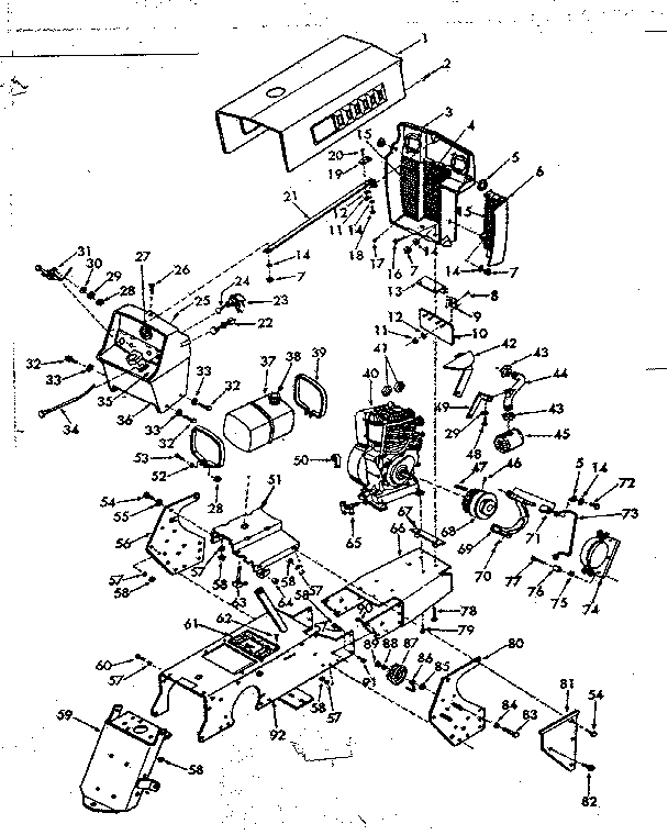Craftsman 91725600 top half diagram