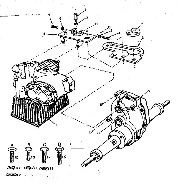 Craftsman 91725600 transaxle diagram