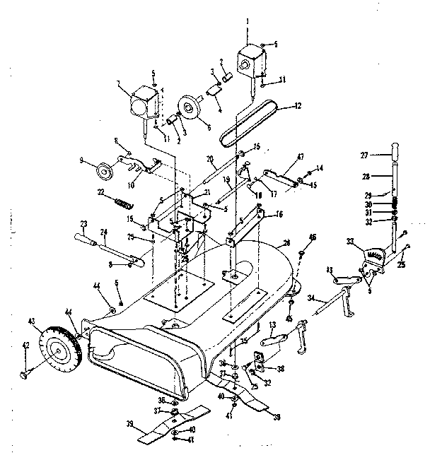 Craftsman 91762606 main frame diagram