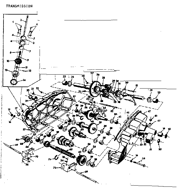 Craftsman 91799410 transmission diagram