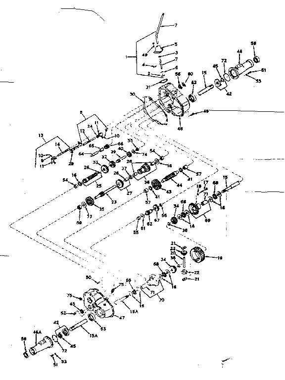 Craftsman 91799530 transaxle diagram