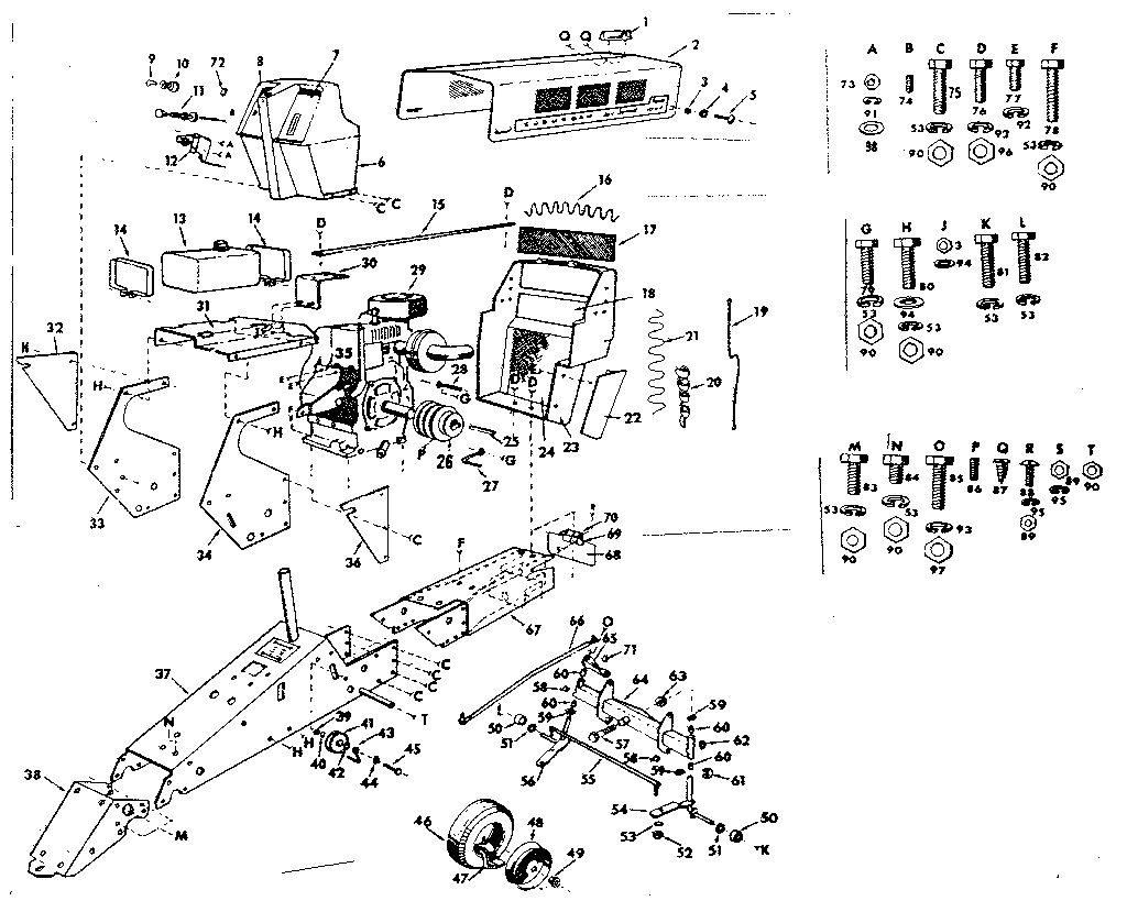 Craftsman 91799411 top half diagram