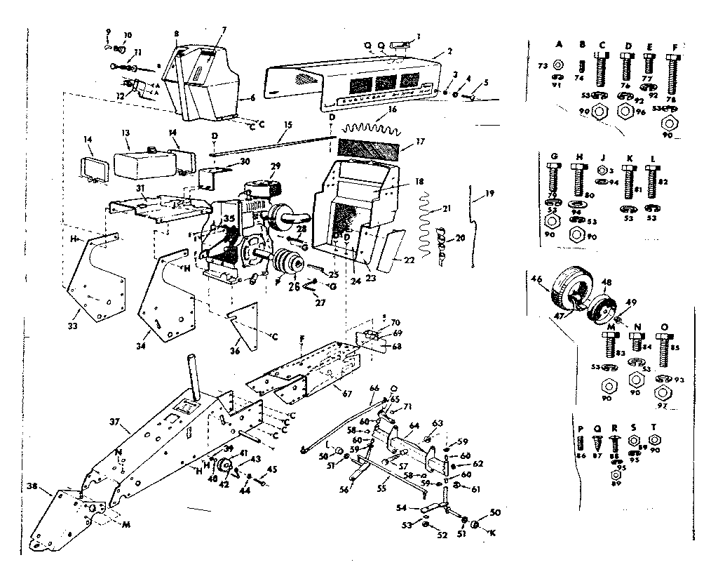 Craftsman 91799420 top half diagram