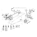 Craftsman 91799420 idler & braking assembly diagram