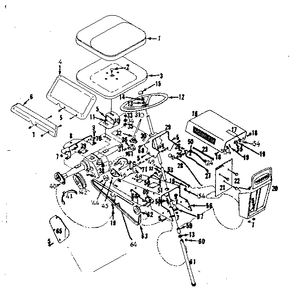Craftsman 91799510 steering assembly diagram