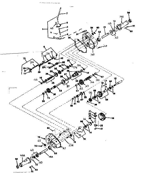 Craftsman 91799810 transaxle diagram
