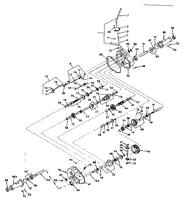 Craftsman 91799820 transaxle diagram