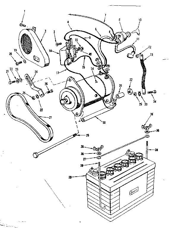 Craftsman 91725460 electrical system diagram