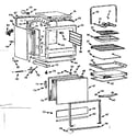 Kenmore 1039886740 lower body section diagram