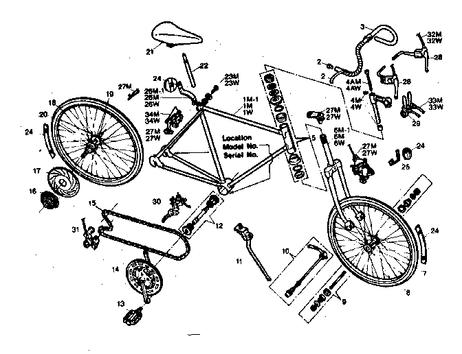 Sears 365473330 unit parts diagram