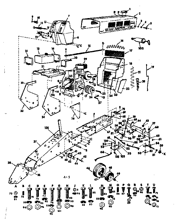 Craftsman 91725131 top half diagram