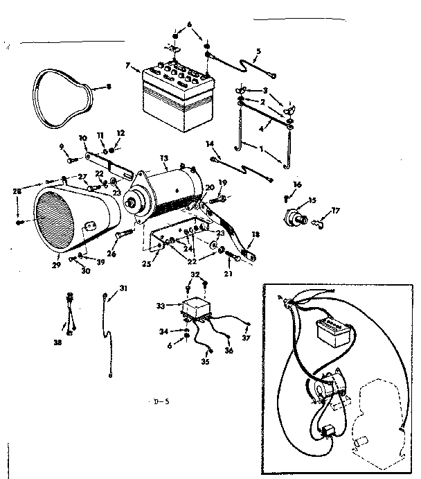 Craftsman 91725131 electrical system diagram