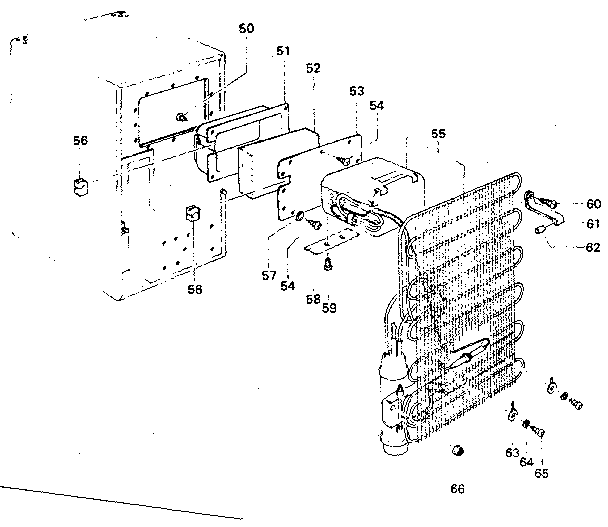 Norcold DE-400C cooling unit diagram