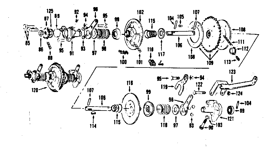Craftsman 174912901 clutch diagram