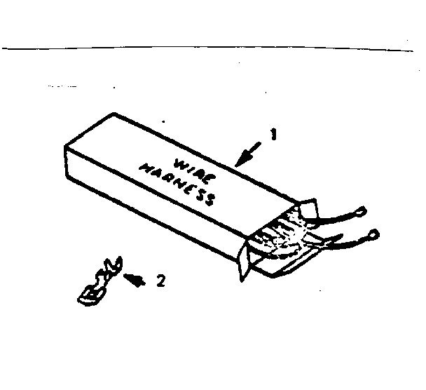 Kenmore 2784268491 wire harness and components diagram