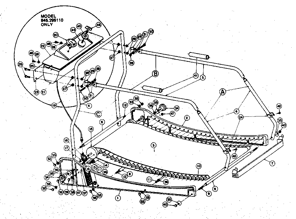 Lifestyler 845295110 unit parts diagram