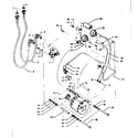 Kenmore 68381145100 motor and pressure switchs diagram