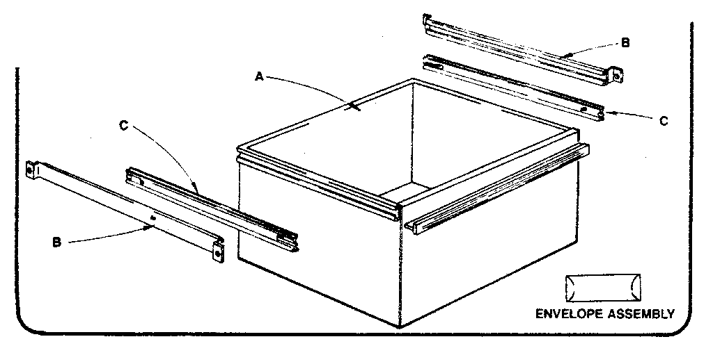 Craftsman 70610369 drawer assembly diagram