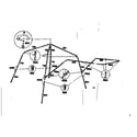Sears 30878942 frame assembly diagram