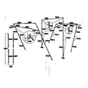 Sears 30879300 frame assembly diagram