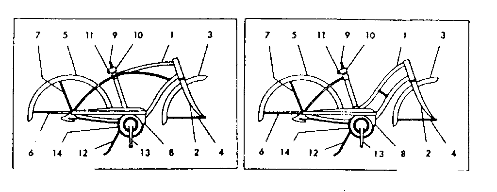 Sears 502451713 frame assembly diagram