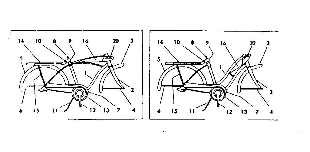 Sears 502460321 frame assembly diagram