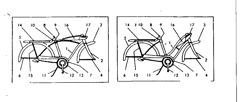 Sears 502462221 frame assembly diagram