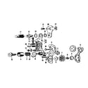 Sears 502473520 front & rear caliper hand brake diagram