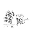 Sears 502473520 front and rear caliper hand brake diagram