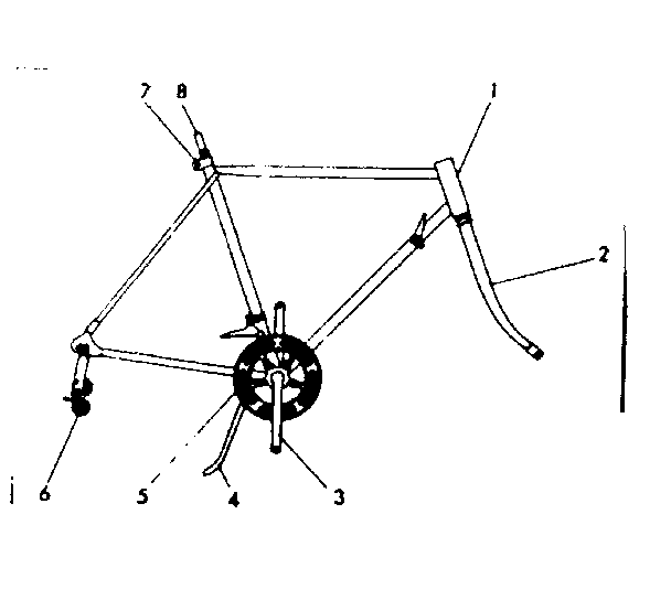 Sears 502474050 frame assembly diagram