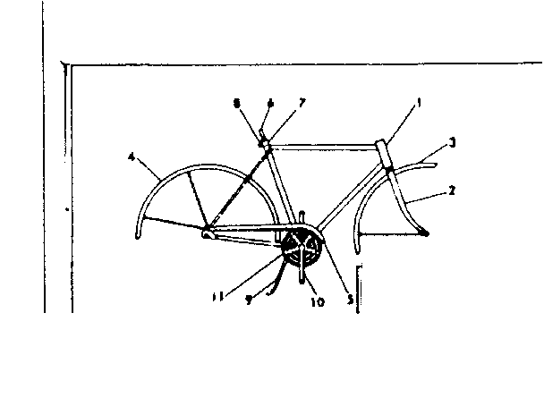 Sears 502474640 frame assembly diagram