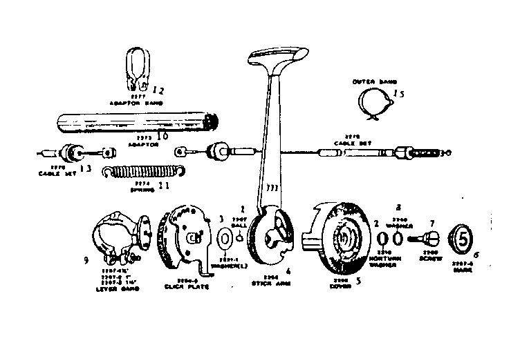 Sears 502477710 click stick diagram