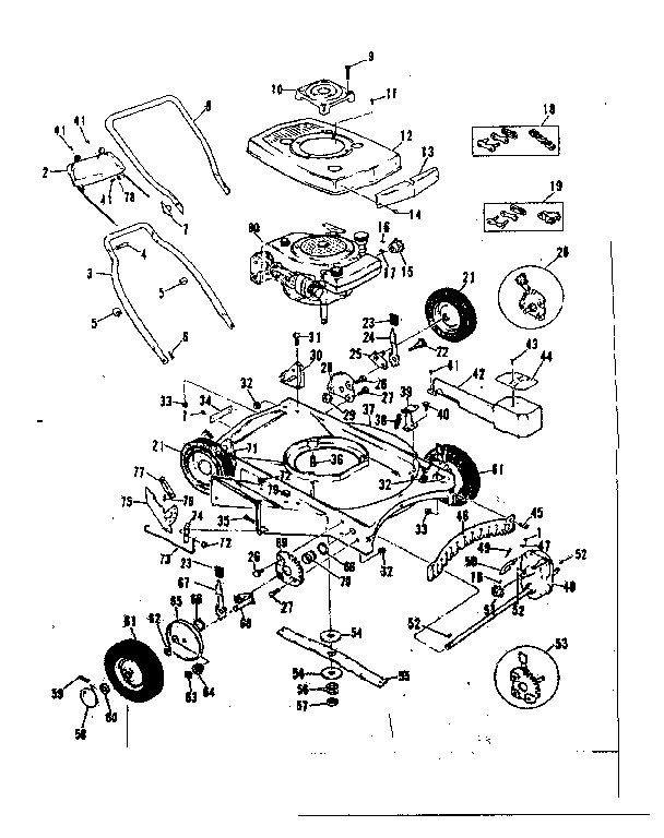 Craftsman 13197774 mower deck diagram