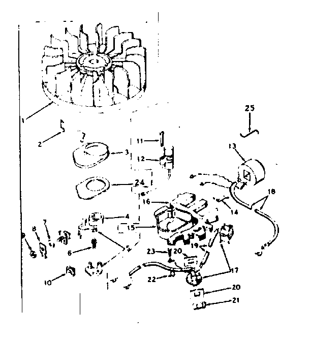 Craftsman 53682563 alternator magneto diagram