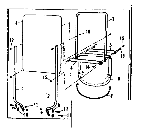 Craftsman 53682560 main frame diagram