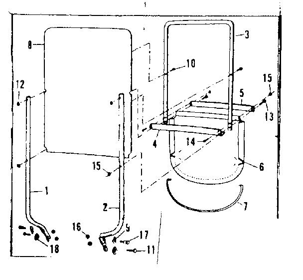 Craftsman 53682563 main frame diagram