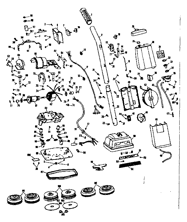 Kenmore 10060753 floor polisher diagram