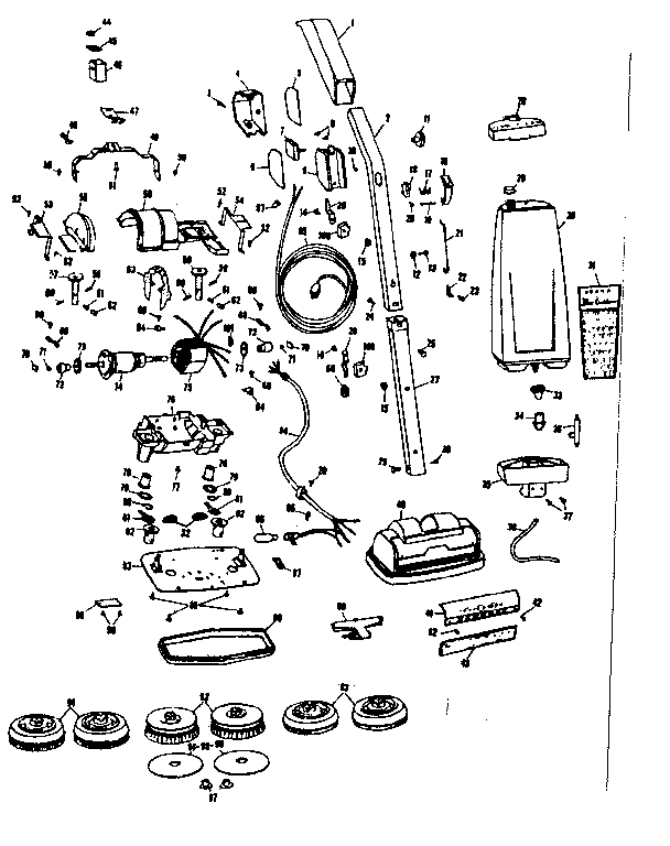 Kenmore 10060802 floor polisher diagram