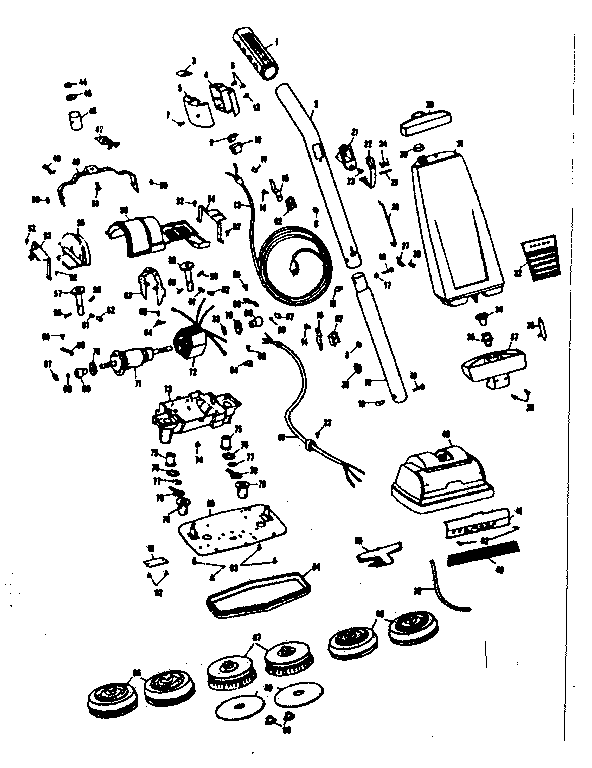 Kenmore 10060892 floor polisher diagram