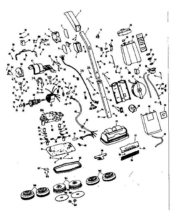 Kenmore 10060953 floor polisher diagram