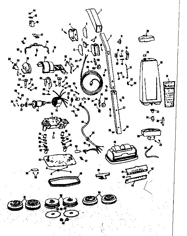 Kenmore 10070800 floor polisher diagram