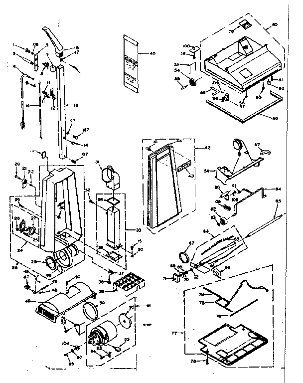 Kenmore 11665902 unit parts diagram