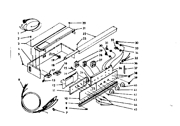 Kenmore 1034266720 control section diagram