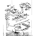 Kenmore 1037346602 burner section diagram