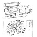 Kenmore 1037366602 backguard and maintop section diagram