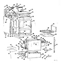 Kenmore 1037366602 body section diagram