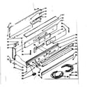 Kenmore 1037406700 backguard section diagram